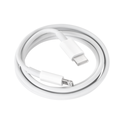 USB-C Lightning kabelis REBEL 100 cm baltos spalvos-Pagrindinis