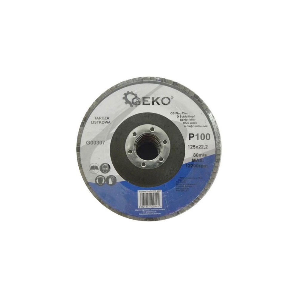 Lamelinis diskas 125 mm P100 GEKO G00307-Lameliniai diskai