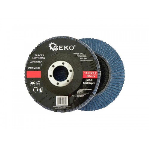 Lamelinis diskas 125 mm P80 GEKO G78513-Lameliniai diskai