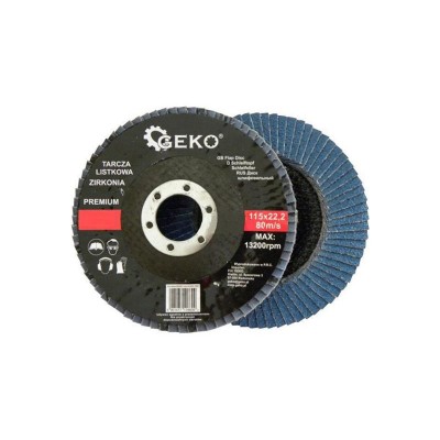 Lamelinis diskas 125 mm P80 GEKO G78513-Lameliniai diskai
