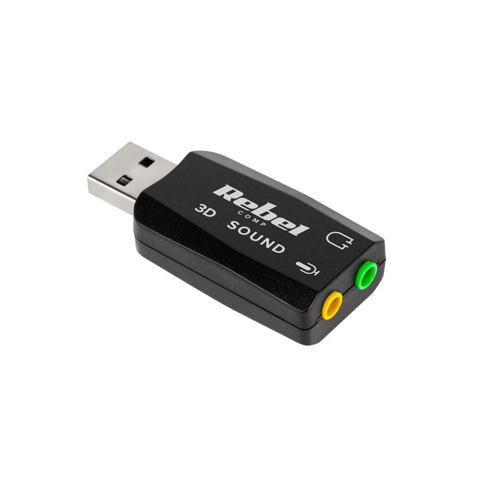 USB 5.1 "Rebel" garso plokštė-Pagrindinis