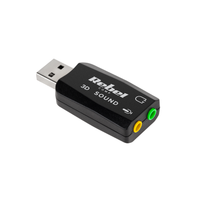USB 5.1 "Rebel" garso plokštė-Pagrindinis