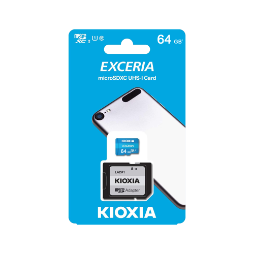 "MicroSD" atminties kortelė 64 GB UHS-I U1 Kioxia su