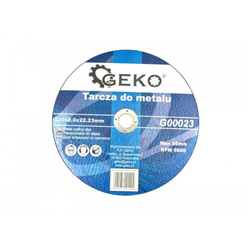 Pjovimo diskas GEKO G00023 230 mm-Metalo pjovimo diskai