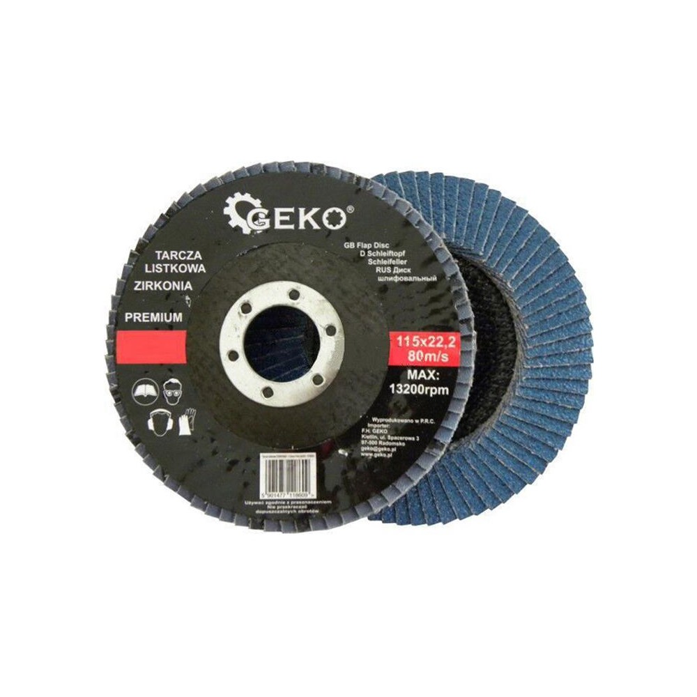 Lamelinis diskas 125 mm P60 GEKO G78512-Lameliniai diskai Lamelinis diskas 125 mm P60 GEKO G78512-Lameliniai diskai