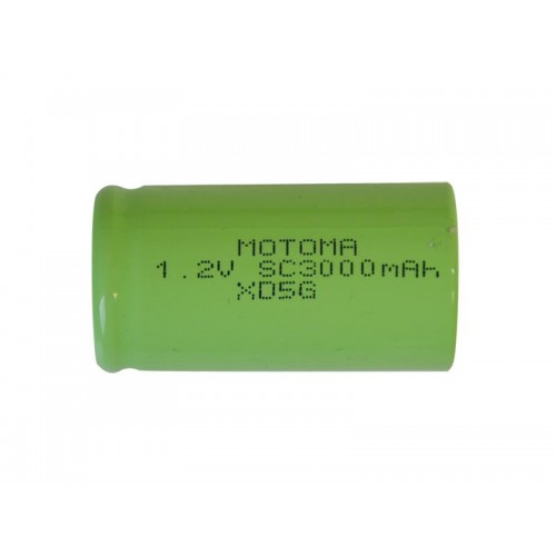 Įkraunamas NiMH SC 1,2 V/3000 mAh MOTOMA-NiMh akumuliatoriai