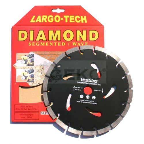 Deimantinis pjovimo diskas 230 mm GEKO G00284-Deimantiniai
