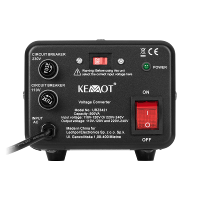 Įtampos keitiklis KEMOT 400 W / 500 VA-Pagrindinis
