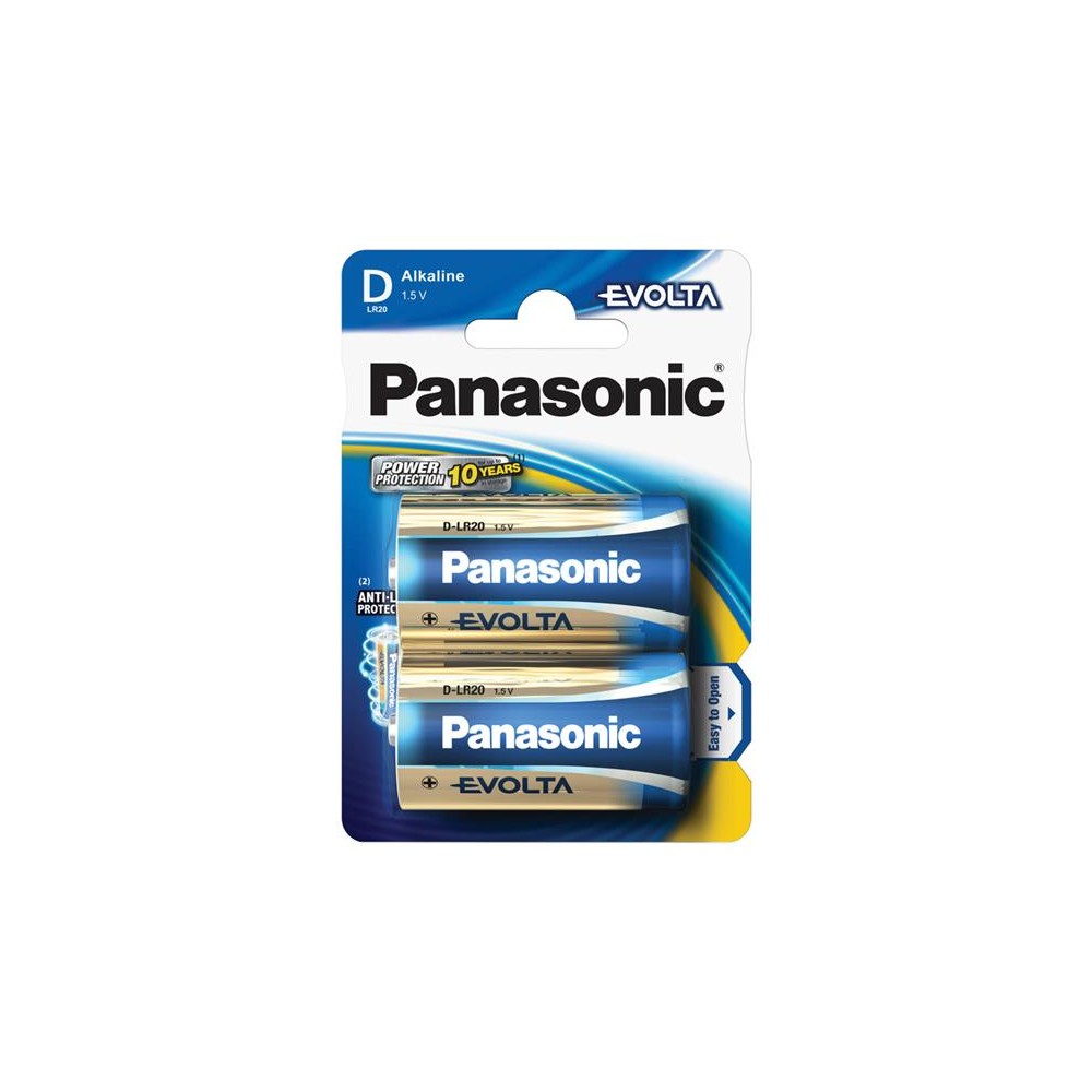D (R20) šarminė baterija PANASONIC Evolta 2BP-Šarminės baterijos