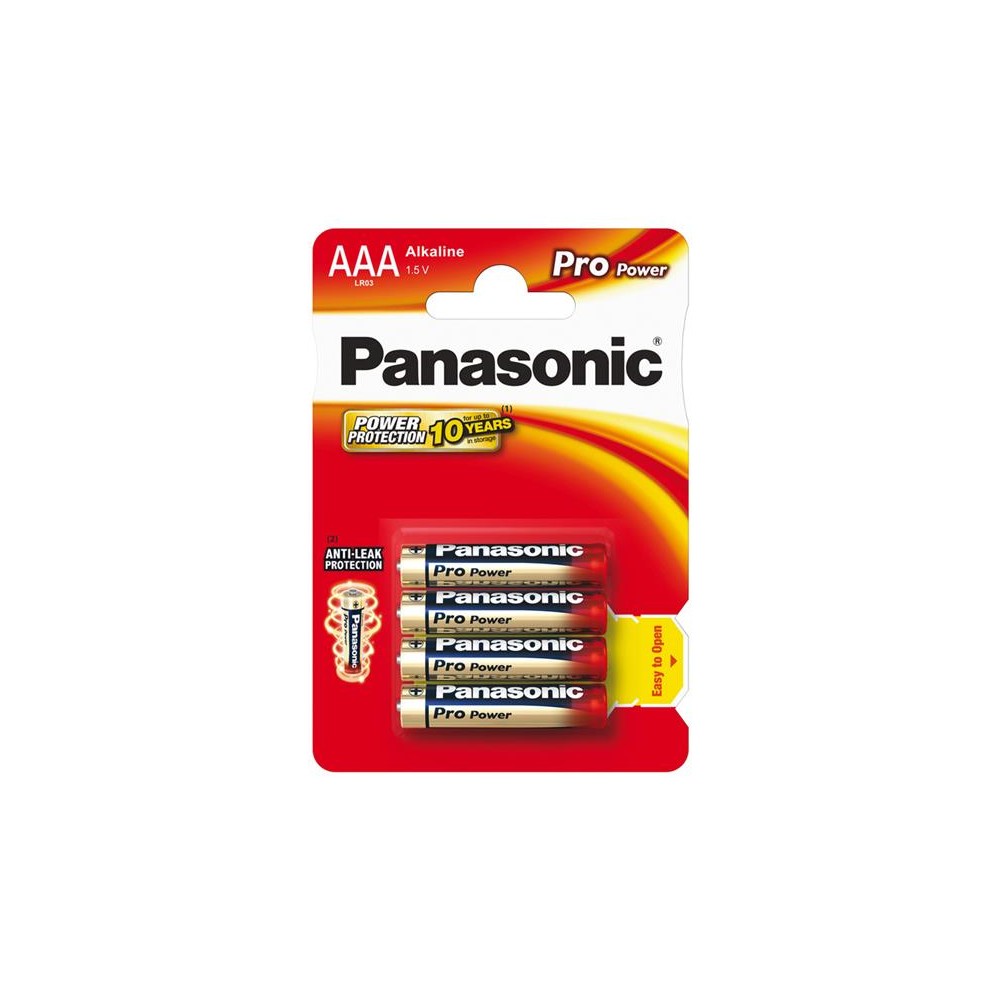 AAA (R03) šarminė baterija PANASONIC Pro Power 4BP-Šarminės