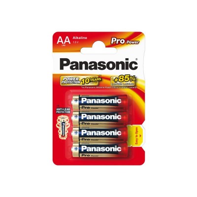 AA (R6) šarminė baterija PANASONIC Pro Power LR6 4BP-Šarminės