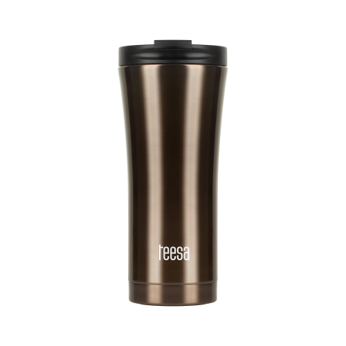Termo puodelis TEESA 500ml tamsiai rudas-Pagrindinis