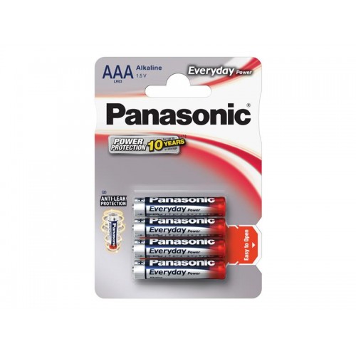 AAA (R03) šarminė baterija PANASONIC Everyday Power