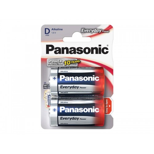 D (R20) šarminė baterija PANASONIC Everyday Power 2BP-Šarminės