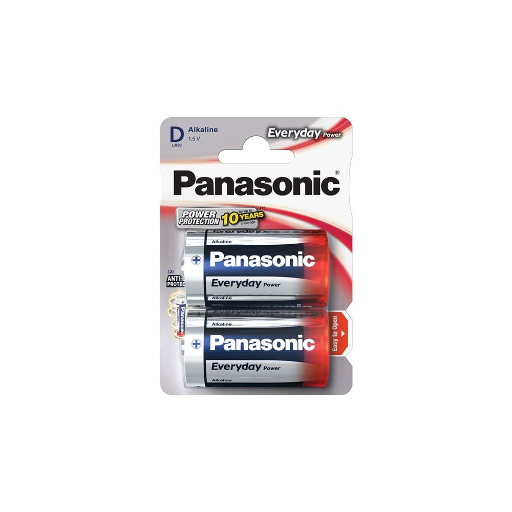 D (R20) šarminė baterija PANASONIC Everyday Power 2BP-Šarminės