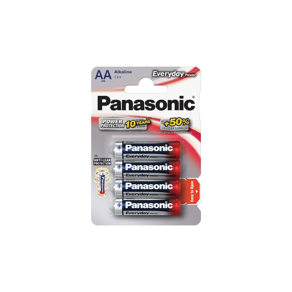 AA (R6) šarminė baterija PANASONIC Everyday Power LR6