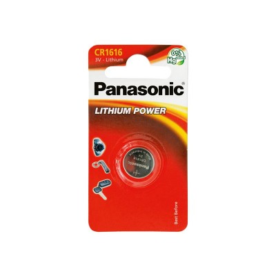 Baterija CR1616 PANASONIC ličio 1BP-Tabletės baterijos