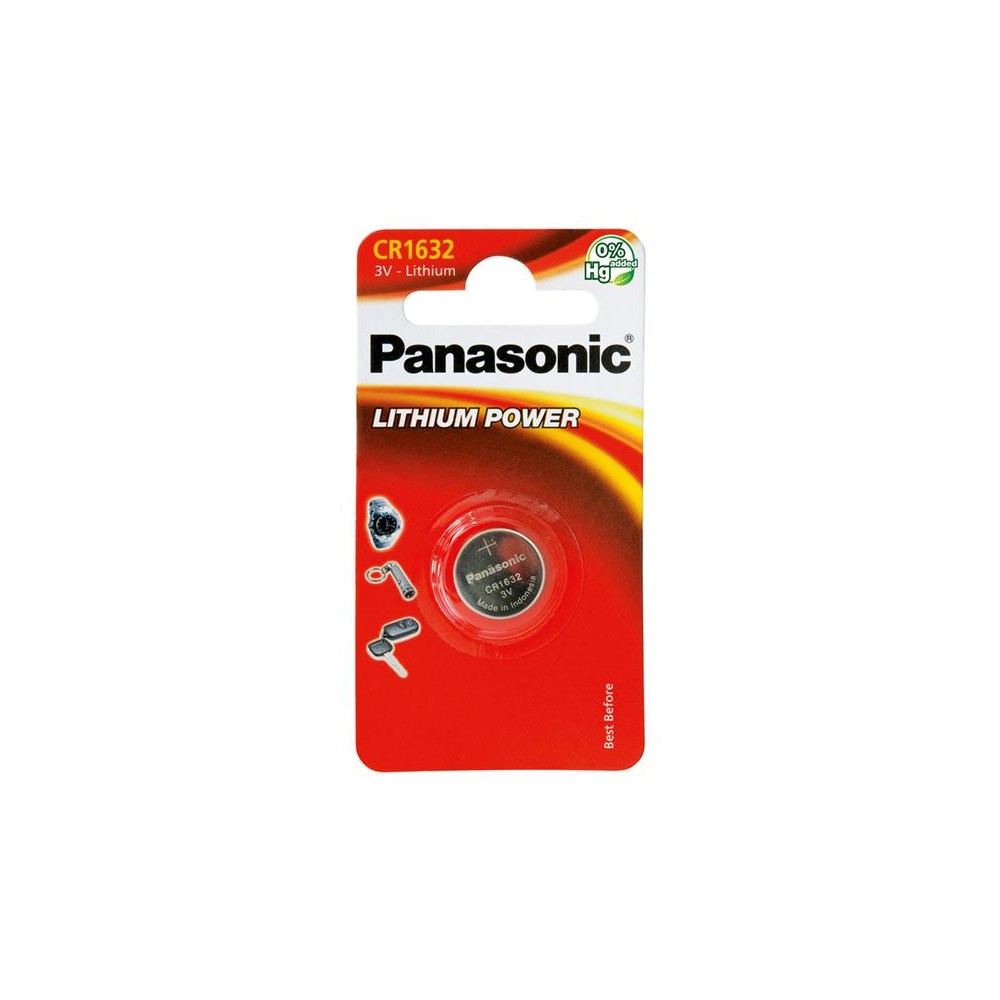 Baterija CR1632 PANASONIC ličio 1BP-Tabletės baterijos Baterija CR1632 PANASONIC ličio 1BP-Tabletės baterijos