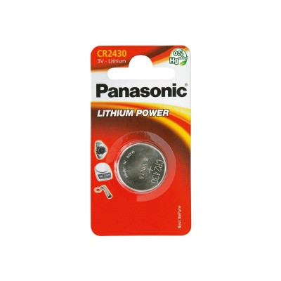 Baterija CR2430 PANASONIC ličio 1BP-Tabletės baterijos