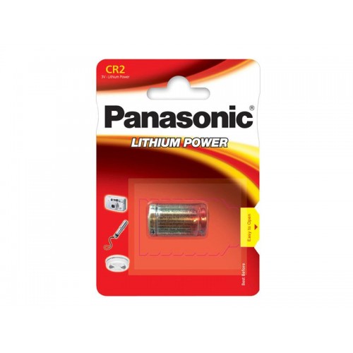 Baterija CR2 PANASONIC ličio 1BP-CR LR A23 27A baterijos