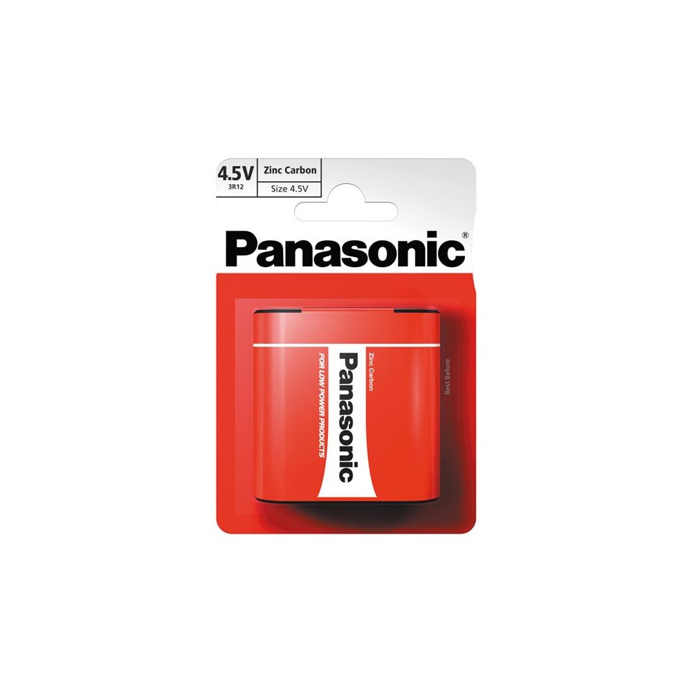 Akumuliatorius 3R12 (4,5 V) Zn-Cl PANASONIC Raudona-ZnCl