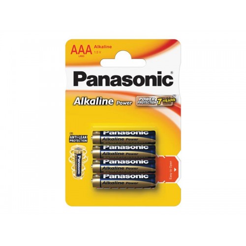 AAA (R03) šarminė baterija PANASONIC Alkaline Power