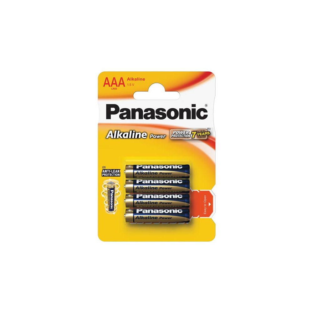 AAA (R03) šarminė baterija PANASONIC Alkaline Power