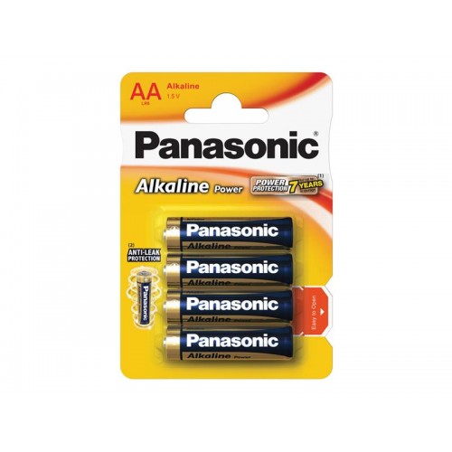 AA (R6) šarminė baterija PANASONIC Alkaline Power LR6