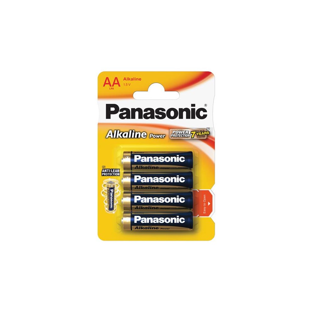 AA (R6) šarminė baterija PANASONIC Alkaline Power LR6