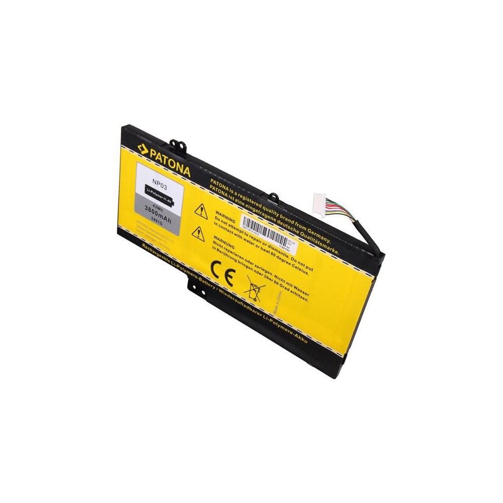 Akumuliatorius HP Pavilion 13/15 3800 mAh Li-Pol 11,4V NP03XL