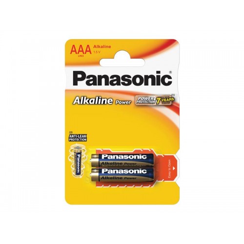 Baterija AAA (R03) šarminė PANASONIC Alkaline Power