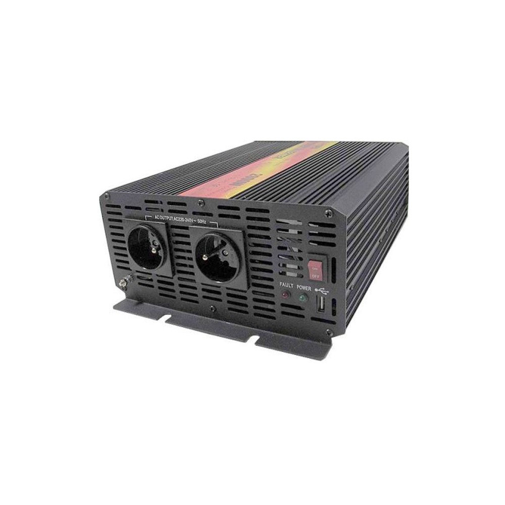 Maitinimo inverteris CARSPA CAR2K 24V/230V 2000W-Inverteriai