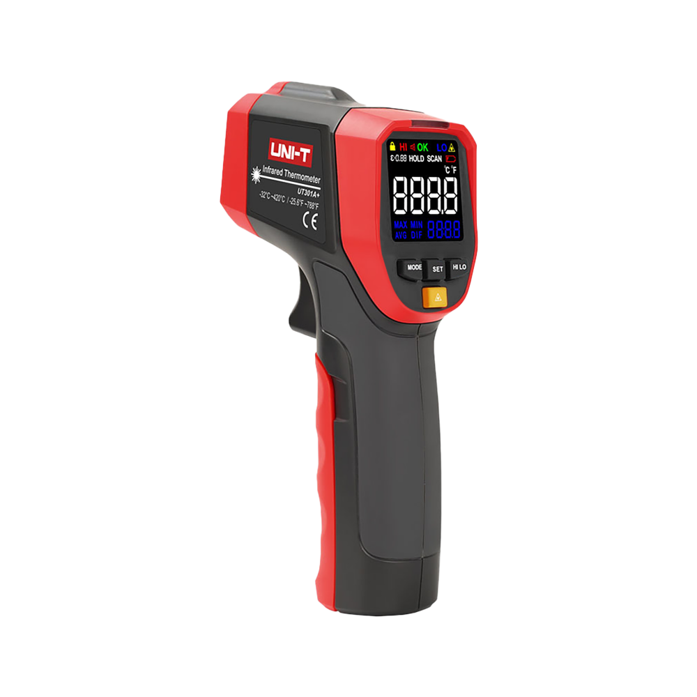 Uni temperatūros matuoklis-T UT301A+-Pagrindinis