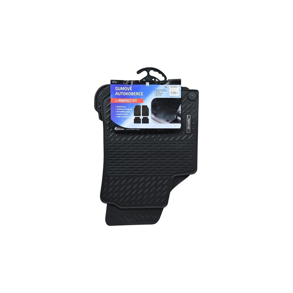 Guminiai kilimai COMPASS PERFECT FIT P1 su tvirtinimo rinkiniu
