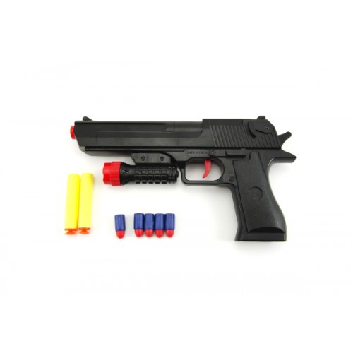 Vaikiškas pistoletas TEDDIES Glock putplasčio šoviniams 30