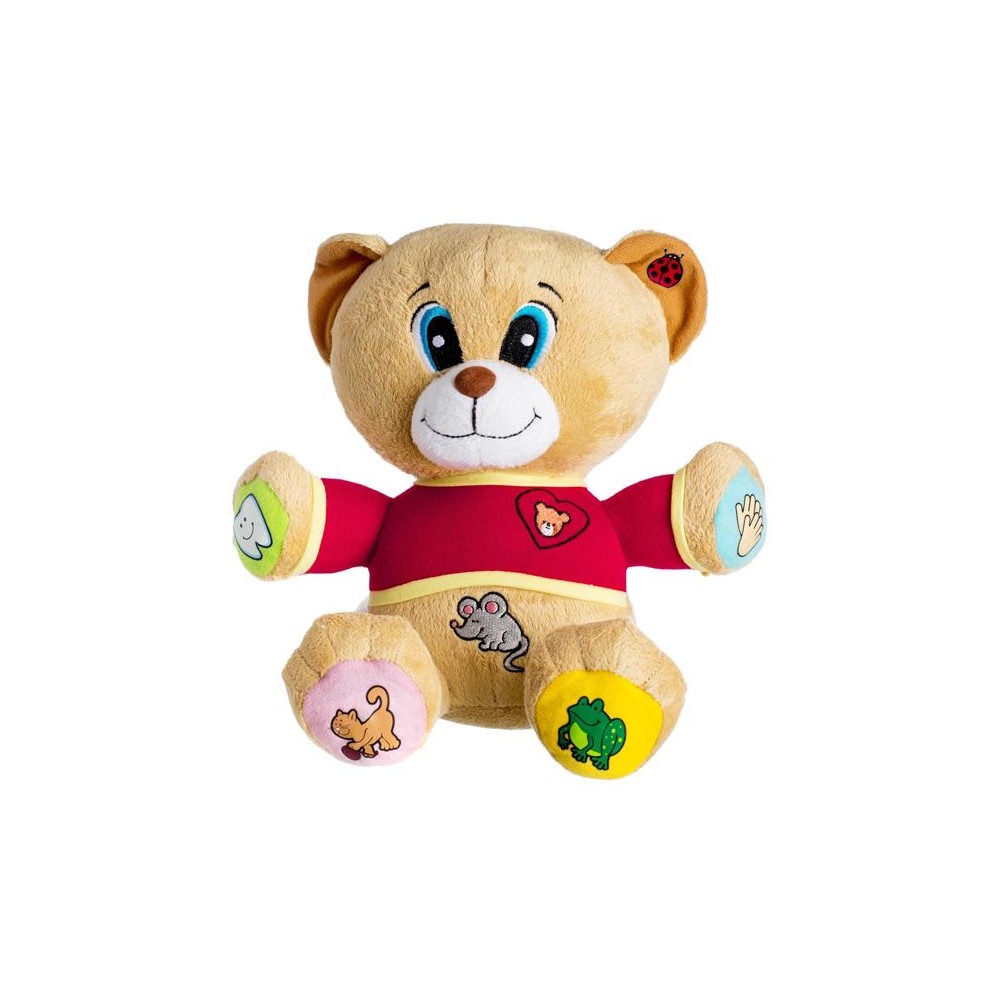 Baby Teddy Bear TEDDIES Tedík 30cm čekų kalba-Minkšti žaislai