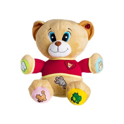 Baby Teddy Bear TEDDIES Tedík 30cm čekų kalba-Minkšti žaislai