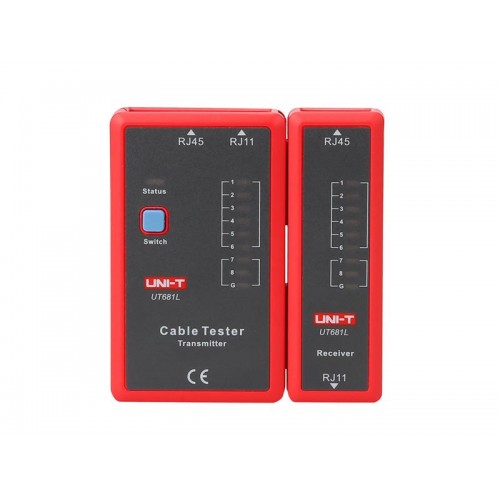 Kabelių testeris UNI-T UT681L (RJ45, RJ11)-Kabelių testeriai