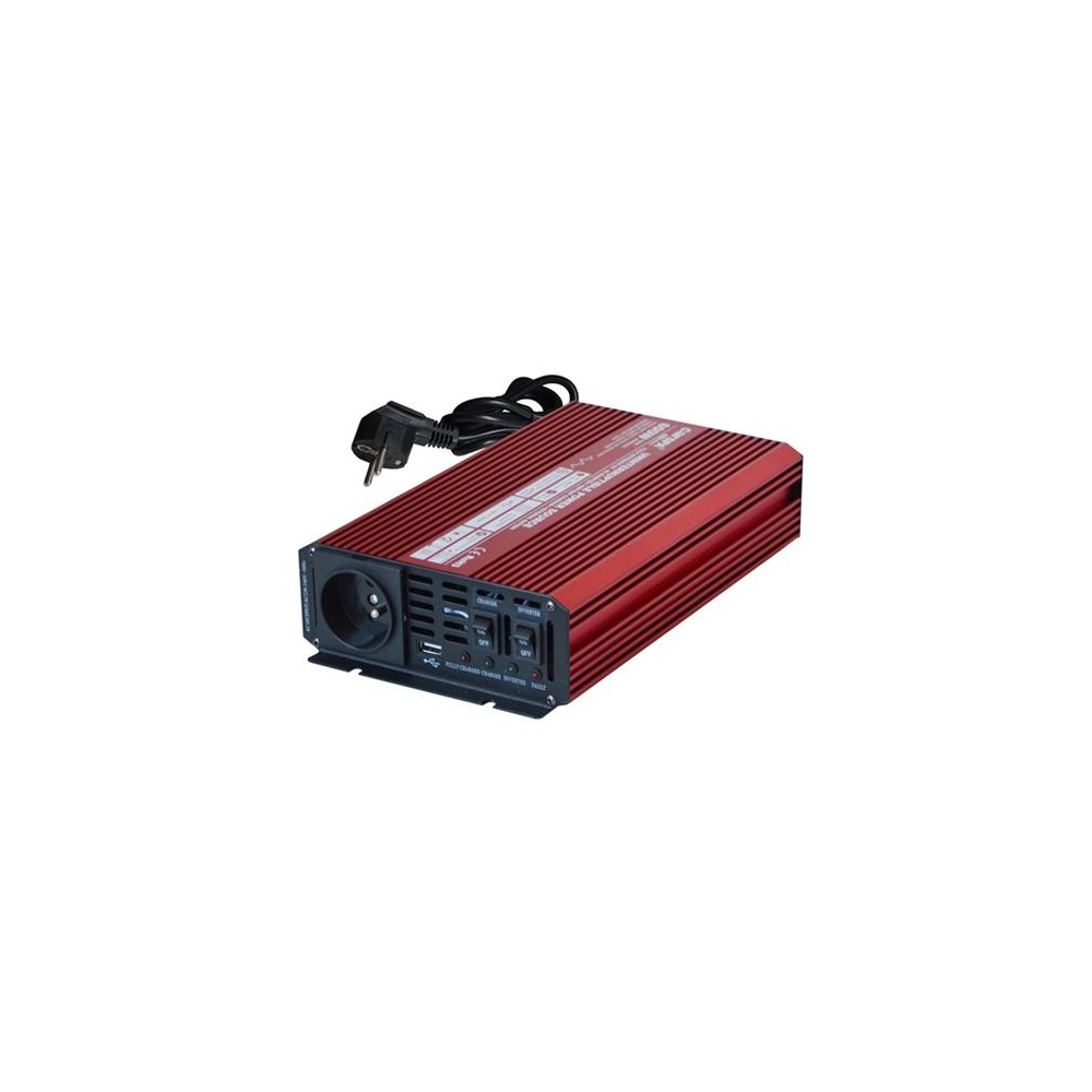 Maitinimo inverteris CARSPA UPS600 12V/230V 600W + UPS +