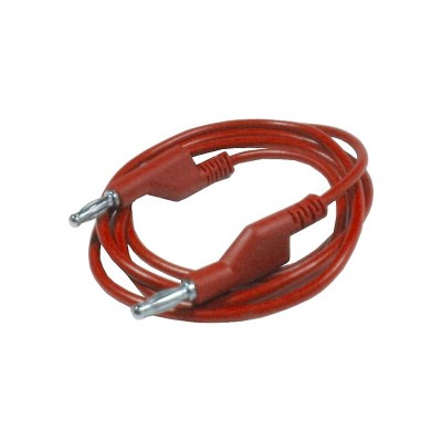 Jungiamasis kabelis 1mm2 / 1m su raudonais bananais HADEX