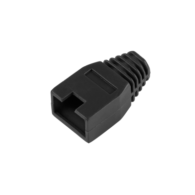 RJ45 8p8c kištuko guminis batas juodas-Kompiuterių RJ45 jungtys