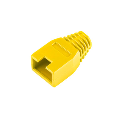 Guminis batas 8p8c RJ45 kištukas geltonas-Kompiuterių RJ45