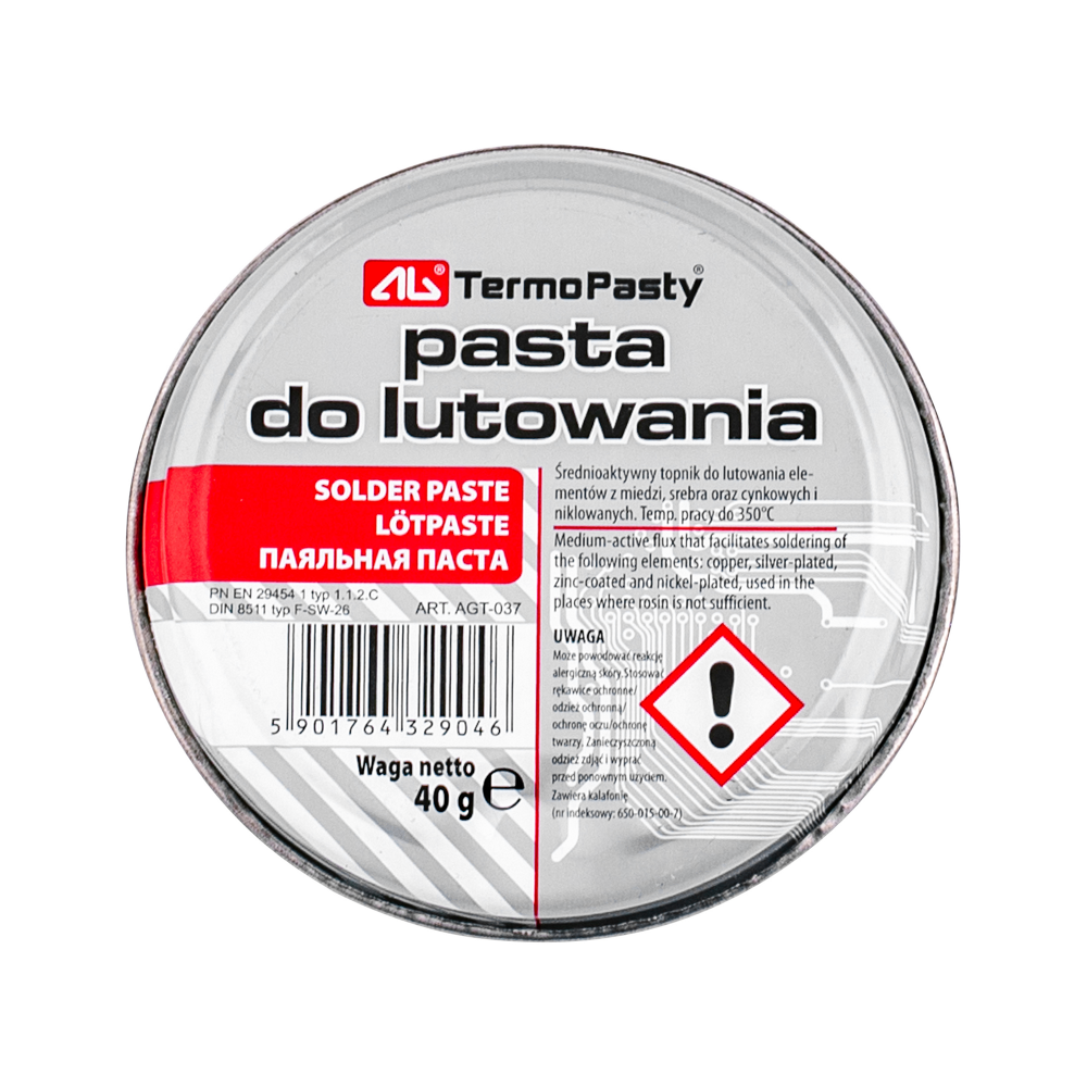 Litavimo pasta 40g AG AGT-037-Kanifolijos ir fliusai