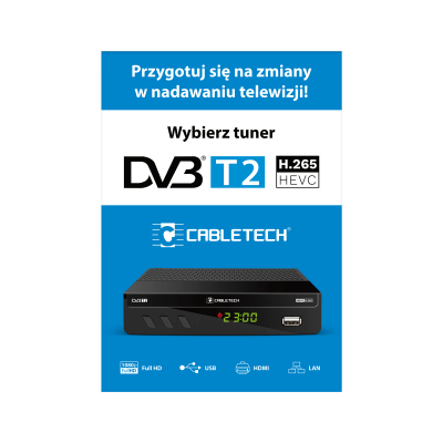 "Cabletech" DVB imtuvo plakatas-T2-Pagrindinis
