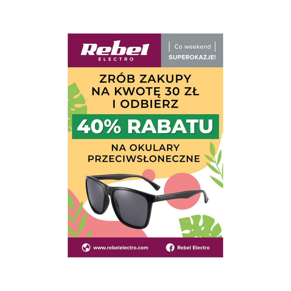 "Rebel Electro" plakatas - Akinių reklama-Pagrindinis "Rebel Electro" plakatas - Akinių reklama-Pagrindinis