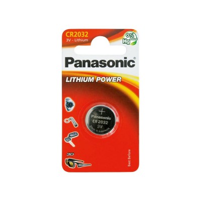 Baterija CR2032 PANASONIC ličio 1BP-Tabletės baterijos