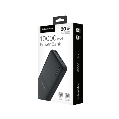 Maitinimo baterija Kruger&Matz 10000 mAh Li-pol su QC ir PD