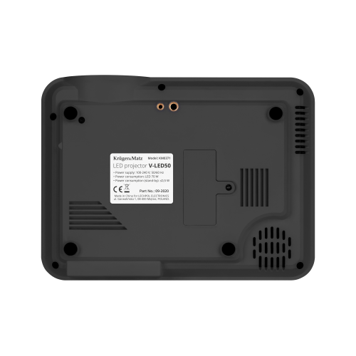 LED projektorius su "Wi-Fi Kruger&Matz V-LED50-Pagrindinis