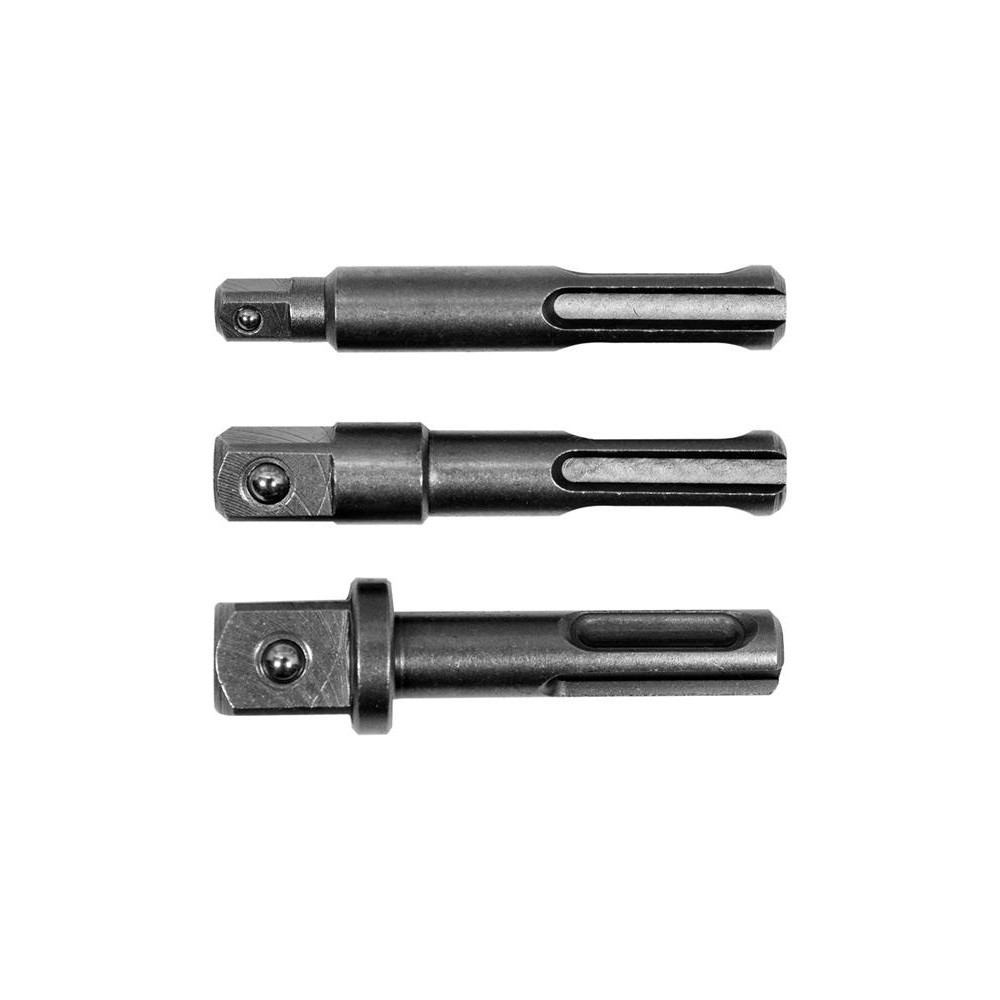 Gręžimo adapterių rinkinys SDS + 1/4", 3/8", 1/2"YATO