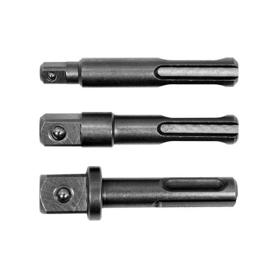 Gręžimo adapterių rinkinys SDS + 1/4", 3/8", 1/2"YATO
